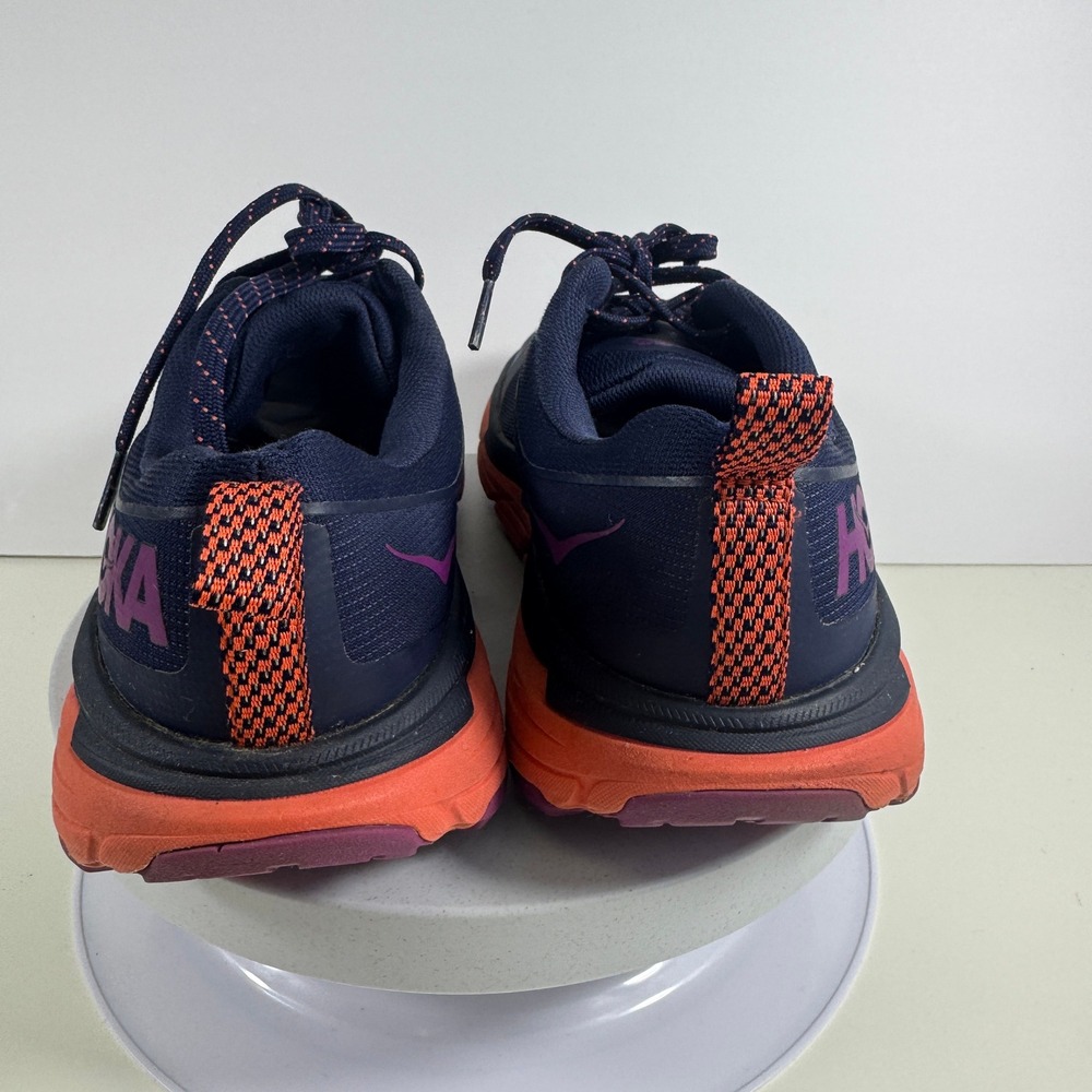 Hoka Challenger ATR 6 Womens Trail Running Shoes Navy Orange Purple Sneakers 8.5 - Picture 8 of 14